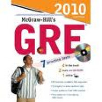 Image of McGraw-Hill's GRE : Graduate Record Examination General Test