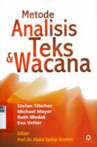 Metode Analisis Teks & Wacana