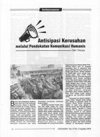 Antisipasi Kerusuhan melalui Pendekatan Komunikasi Humanis