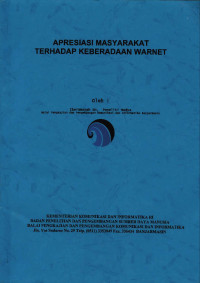 Apresiasi Masyarakat terhadap Keberadaan Warnet