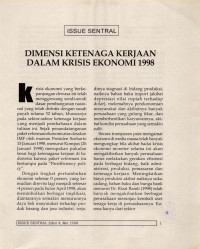 Image of Dimensi Ketenaga Kerjaan dalam Krisis Ekonomi 1998