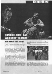 Gundono, Suket dan Warisan Peradaban