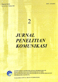 Image of Jurnal Penelitian Komunikasi Volume 14 Nomor 2 Tahun 2011