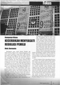 Image of Kampanye Hitam: Kecerdikan Menyiasati Regulasi Pemilu