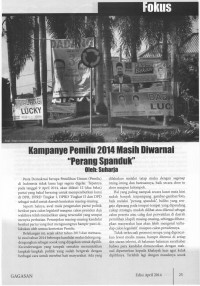 Image of Kampanye Pemilu 2014 Masih Diwarnai 