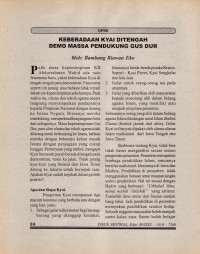 Image of Keberadaan Kyai di Tengah Demo Massa Pendukung Gusdur