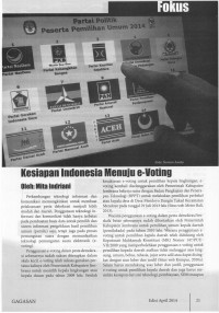 Kesiapan Indonesia Menuju e-Voting
