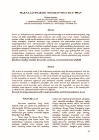 Image of Makna dan Praktik 'Sogokan' bagi Wartawan