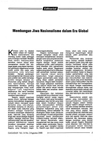 Membangun Jiwa Nasionalisme dalam Era Global