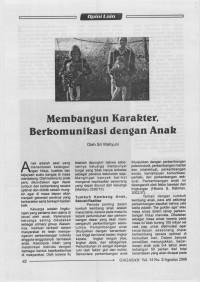 Membangun Karakter, Berkomunikasi dengan Anak