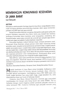 Image of Membangun Komunikasi Kesehatan di Jawa Barat