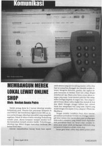 Membangun Merek Lokal Lewat Online Shop