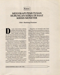 Image of Menyikapi Pemutusan Hubungan Kerja di Saat Krisis Moneter