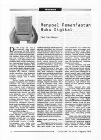 Menyoal Pemanfaatan Buku Digital