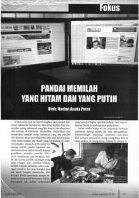 Image of Pandai Memilah yang Hitam dan yang Putih