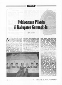 Image of Pelaksanaan Pilkada di Kabupaten Gunungkidul