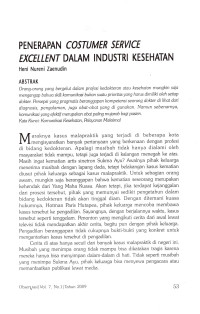 Image of Penerapan Customer Service Excellent dalam Industri Kesehatan