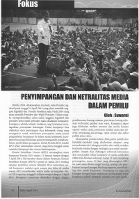 Penyimpangan dan Netralitas Media dalam Pemilu