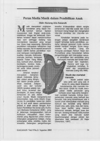 Peran Media Musik dalam Pendidikan Anak