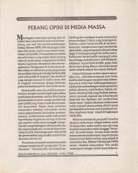 Image of Perang Opini di Media Massa
