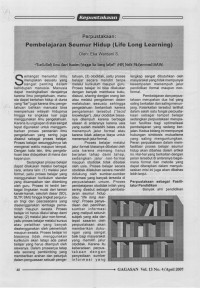 Perpustakaan: Pembelajaran Seumur Hidup (Life Long Learning)