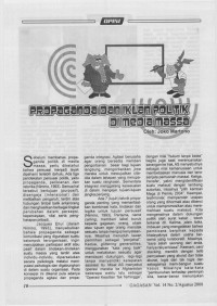 Propaganda dan Iklan Politik di Media Massa