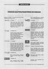 Sepuluh Website yang Paling Banyak Dibuka dari Indonesia