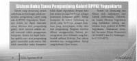 Sistem Buku Tamu Pengunjung Galeri BPPKI Yogyakarta