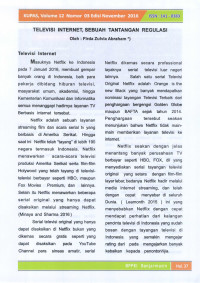Image of Televisi Internet: Sebuah Tantangan Regulasi
