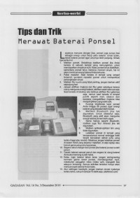 Image of Tips dan Trik Merawat Baterai Ponsel