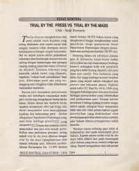 Image of Trial by the Press VS Trial by the Mass