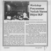 Workshop Penyusunan Naskah Siaran Ditjen IKP