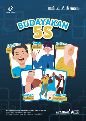 Pusbang Ekosistem SDM Komdigi Terapkan Budaya 5S untuk Tingkatkan Layanan