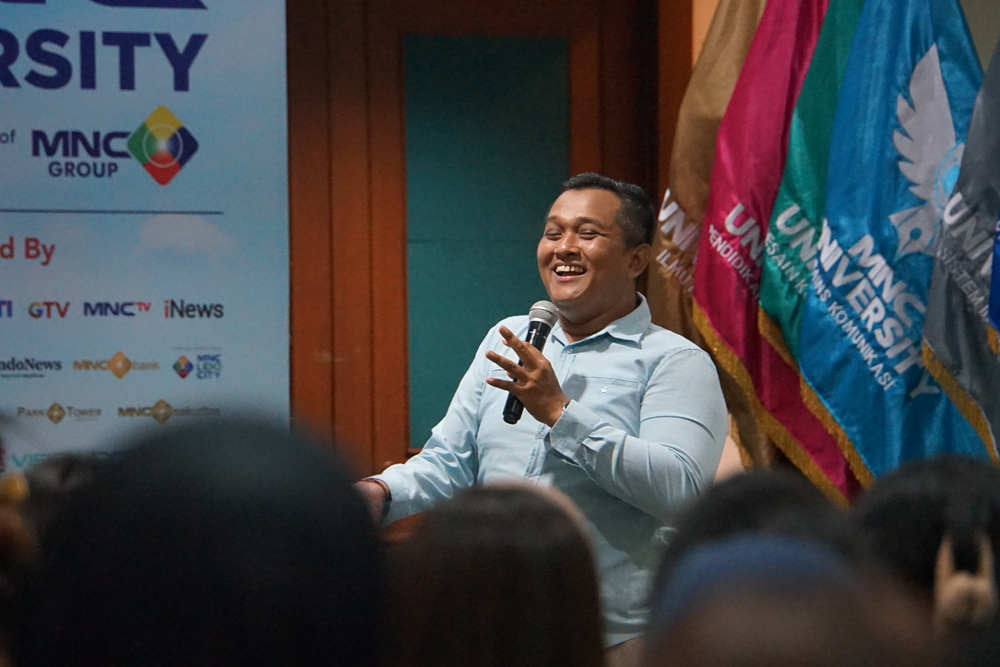 Gambar: I Wayan Dodi Putra Artawan, GoTo Indonesia dalam sesi paparan materi Pelatihan Literasi Digital dan Digital Entrepreneurship Academy (DEA) Digital Copywriting Batch 5, Kamis (16/10) di MNC University Jakarta Barat, DK Jakarta.