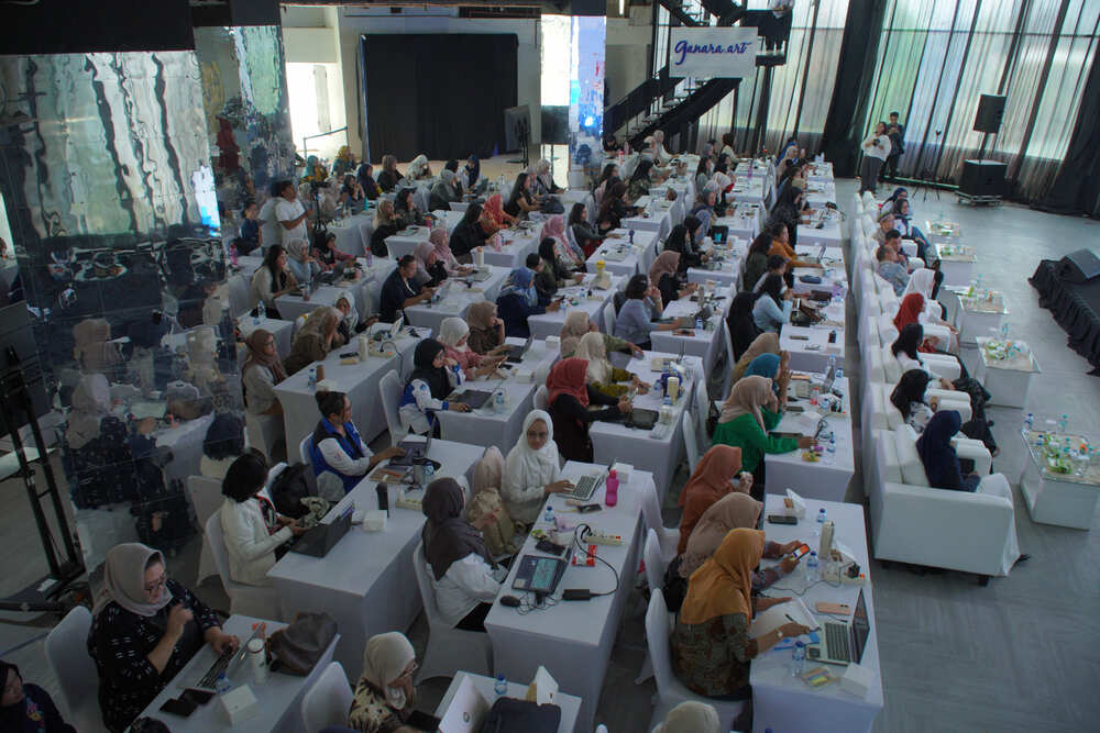 Gambar: Peserta Kelas Kartini, atentif mengikuti jalannya pelatihan (27/04/2026)