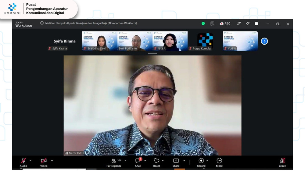 Gambar: Pelatihan AI Impact on Workforce 