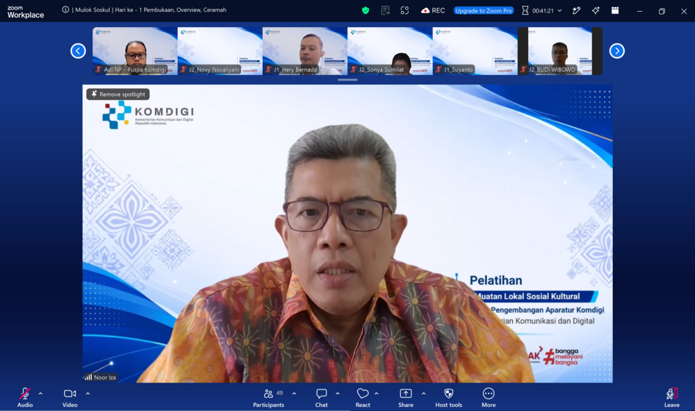 Gambar: Pelatihan Mulok Soskul 
