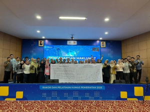 Penandatanganan Maklumat Pelayanan dan Pencanangan Zona integritas di Lingkungan PusPA Komdigi