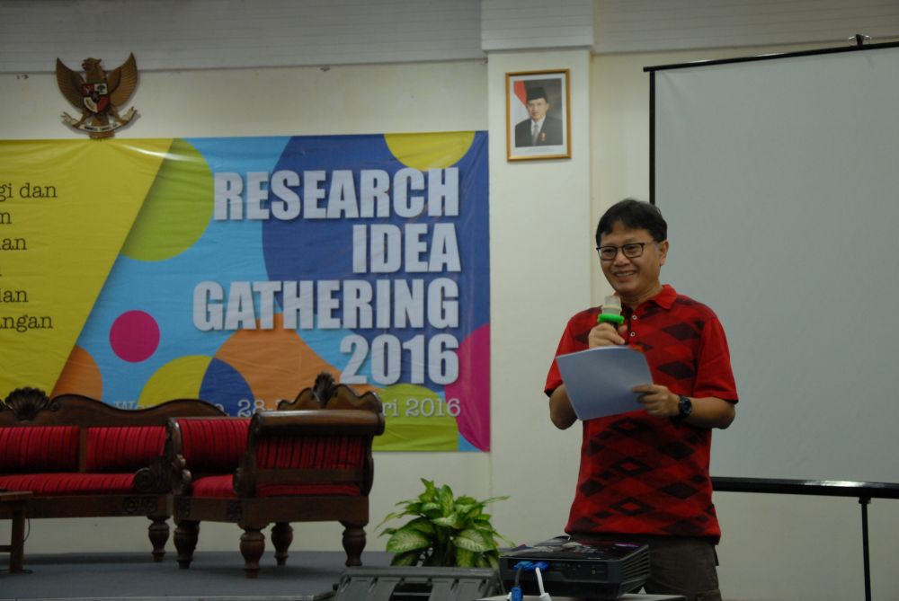 Gambar: Pembukaan Research Idea Gathering Wonosobo 2016