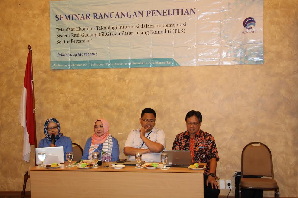 Gambar: Seminar Proposal penelitian Sistem Resi Gudang