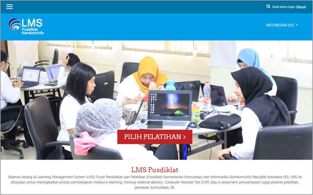 Gambar: LMS Pusdiklat