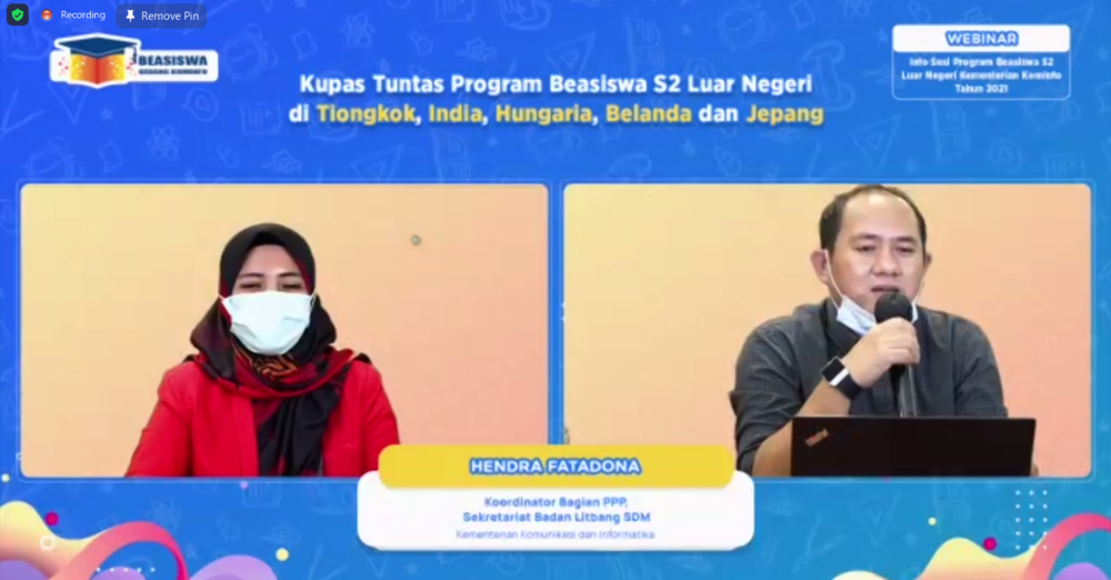 Gambar: Webinar Info Sesi Beasiswa S2 Luar Negeri