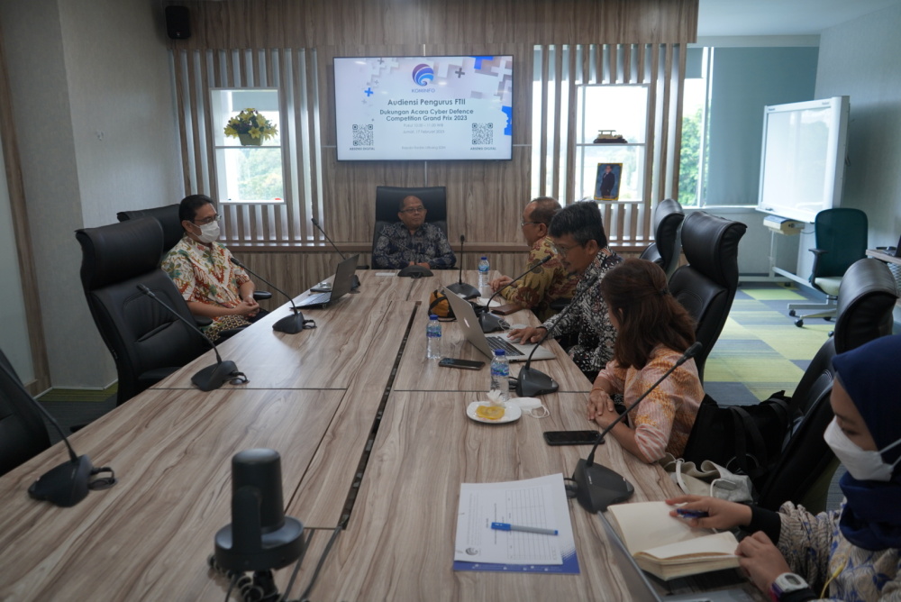 Gambar: Foto Kunjungan Pengurus FTII untuk Kompetisi Siber Skala Nasional