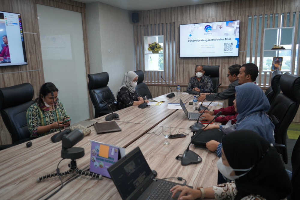 Gambar: Kunjungan Universitas Tidar dengan Kabadan Litbang SDM