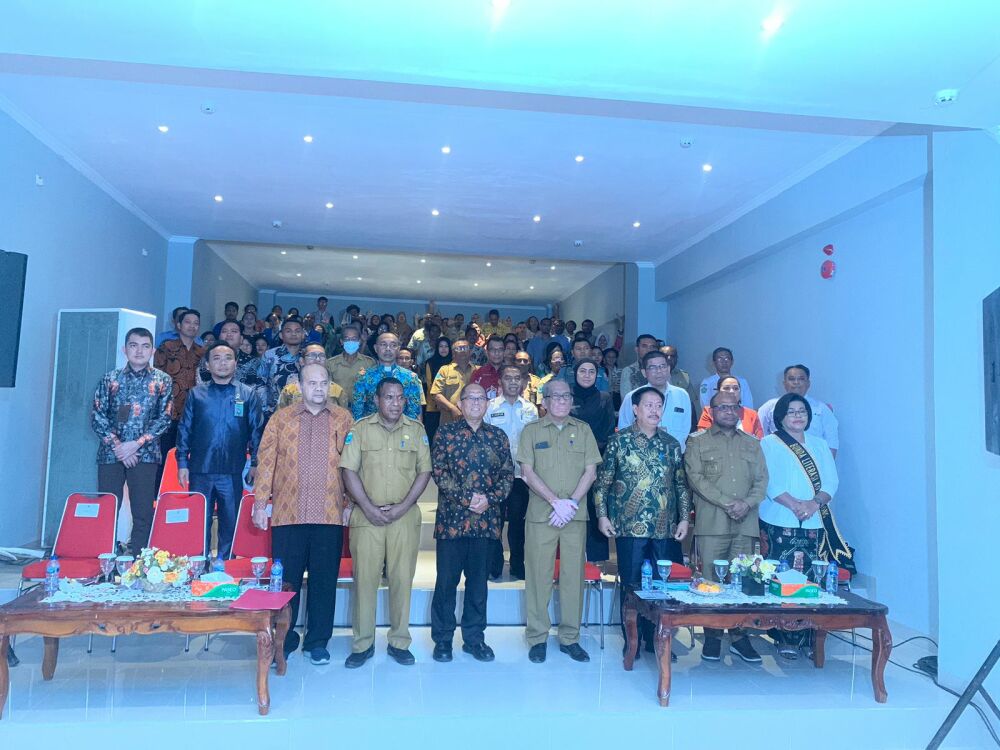 Gambar: Foto Peresmian Perpustakaan Kota Sorong Provinsi Papua Barat Daya 