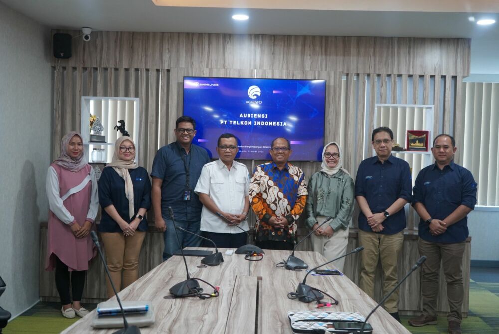 Gambar: Foto Kepala Badan Pada Audiensi  BPSDM Kominfo dan PT Telkom Guna Berkolaborasi Tingkatkan Pelatihan Digital