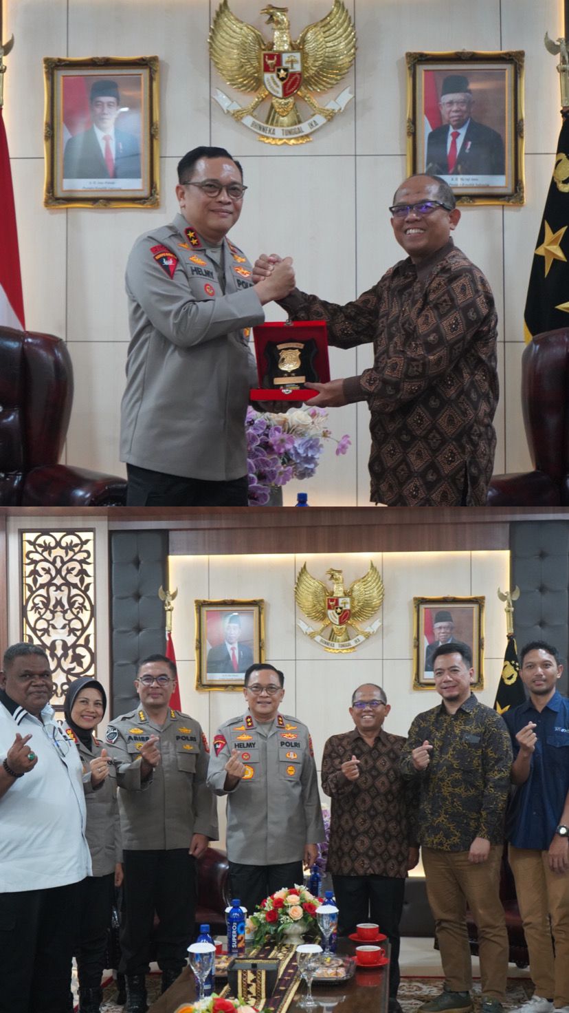 Gambar: Foto Audiensi BPSDM Kominfo dan Kepolisian Daerah Lampung Dalam Menggali Potensi Kerjasama Pengembangan SDM Digital