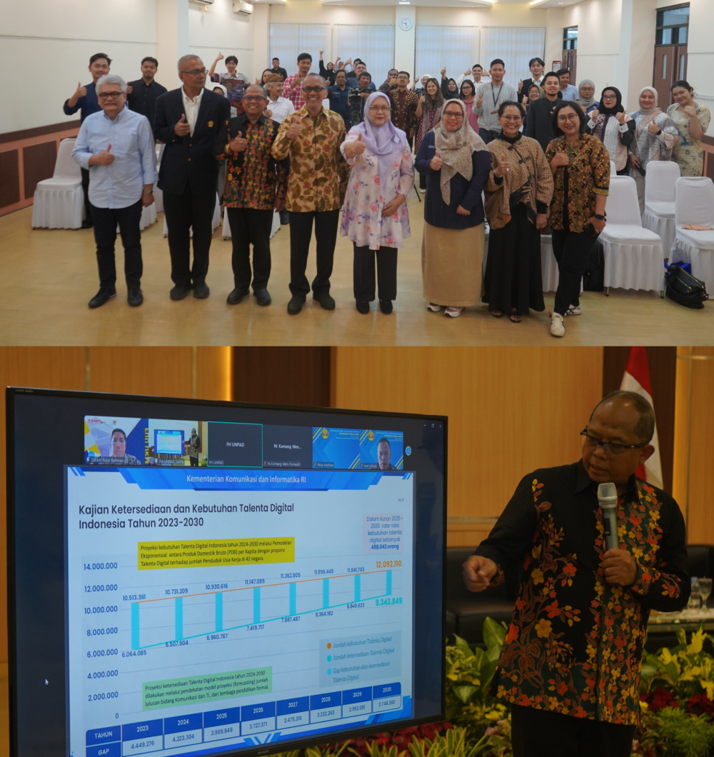 Gambar: Foto Kegiatan Seminar Nasional dengan tema “Peningkatan Regulasi Digital Menuju Indonesia Emas 2045”