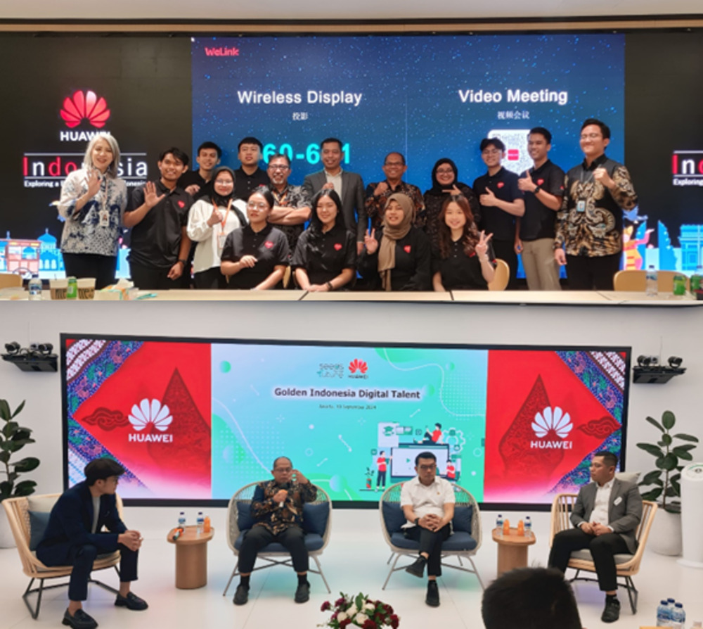 Gambar: Foto Kegiatan Dialog Interaktif Bersama Kepala BPSDM dan Mahasiswa Kontingen Indonesia dari Huawei