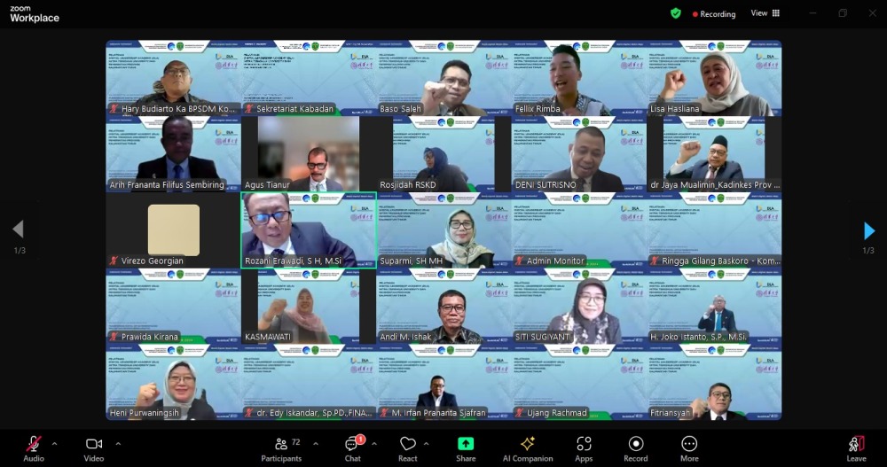 Gambar: Foto Kegiatan  Digital Leadership Academy Kalimantan Timur 2024 Mitra Tsing Hua University 